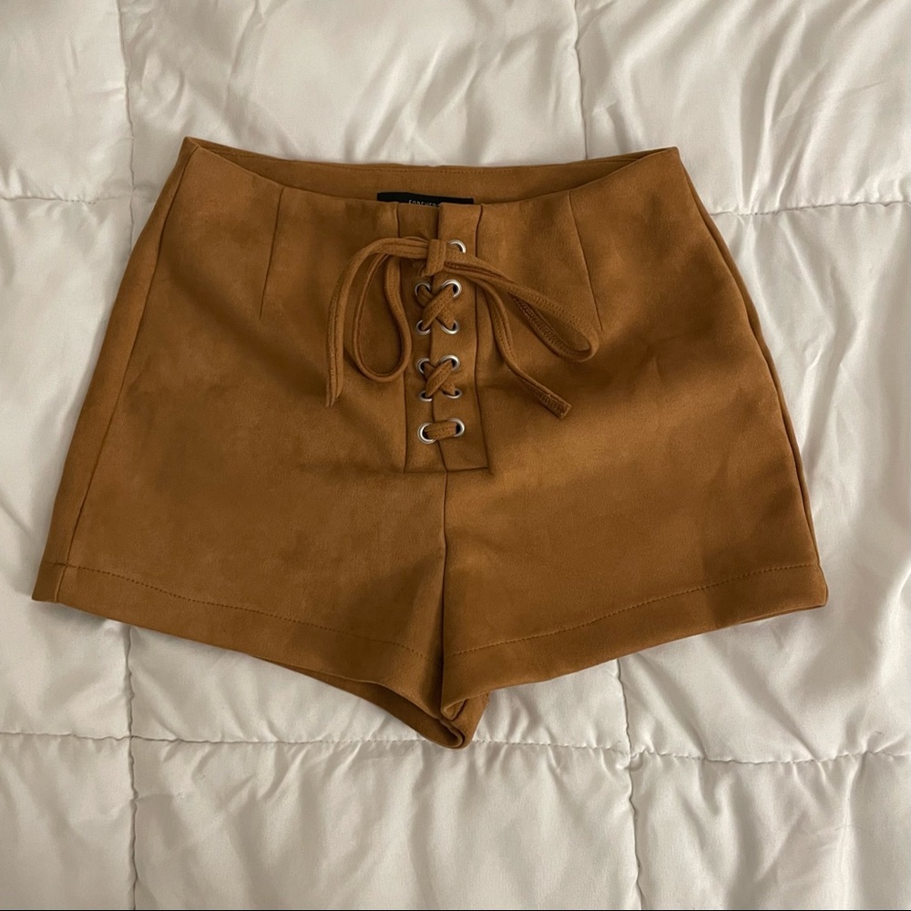 F21 Suede Shorts